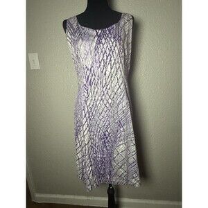 Sergio Volpi "Rapallo" Geometric vintage Print Dress size 8 – Made in Italy